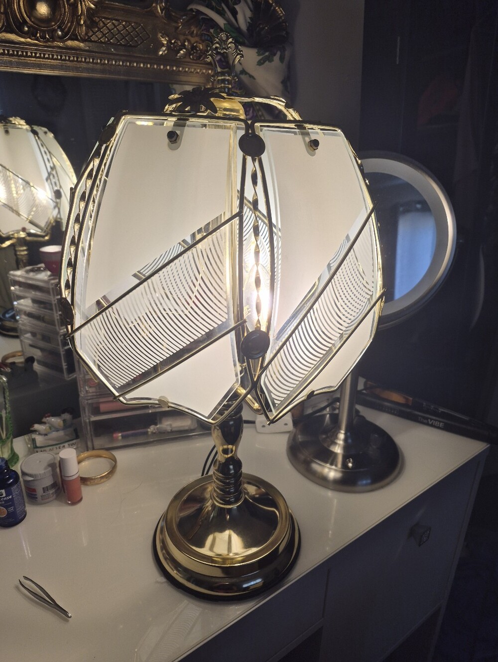 Vintage Brass Table Lamp